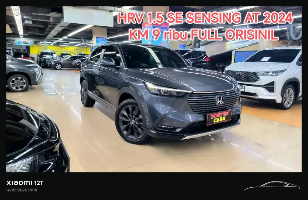 KM 9 ribu HONDA HRV 1.5 SE SENSING AT 2024 FULL ORISINIL