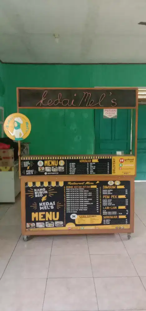 Gerobak Etalase