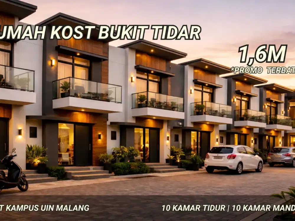 Rumah Kost Area Merjosari Cuma 7 Menit Dari Kampus UIN Malang