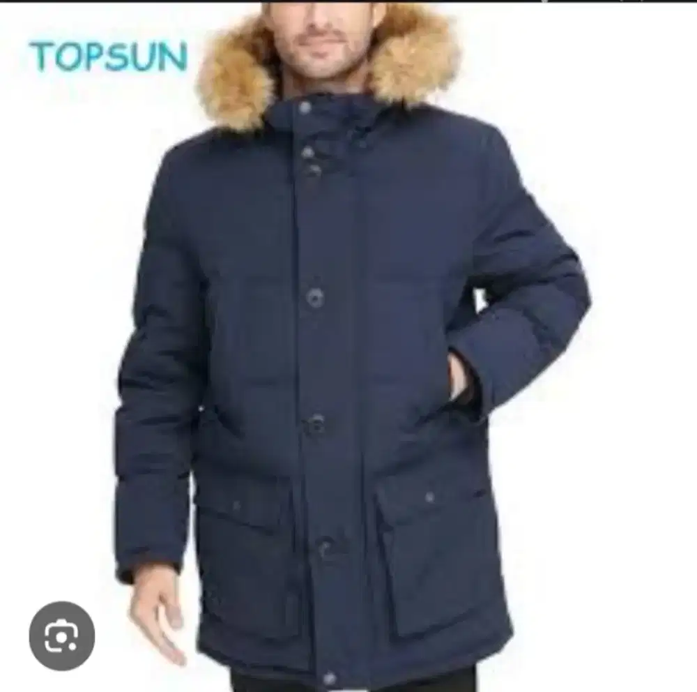 Jaket wanita bulu angsa tebal