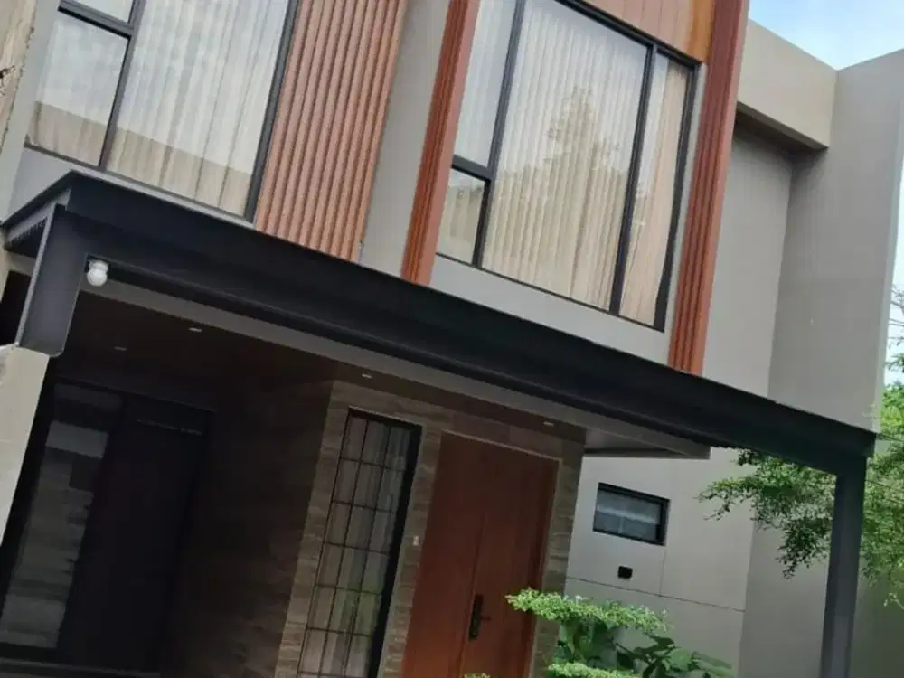 Rumah Modern Kontemporer 2 Lantai Lokasi Strategis Fasilitas Lengkap