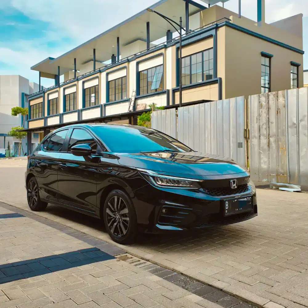 Honda city HB RS 1.5 2021 hitam istimewa siap pakai