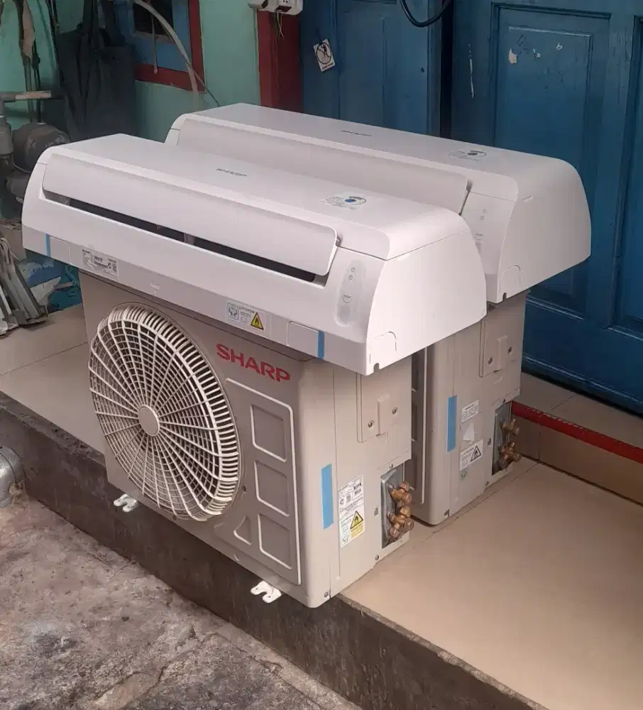 Jual ac sharp 3/4 pk R32 terbaru 9 bln pakek mulus ori ful