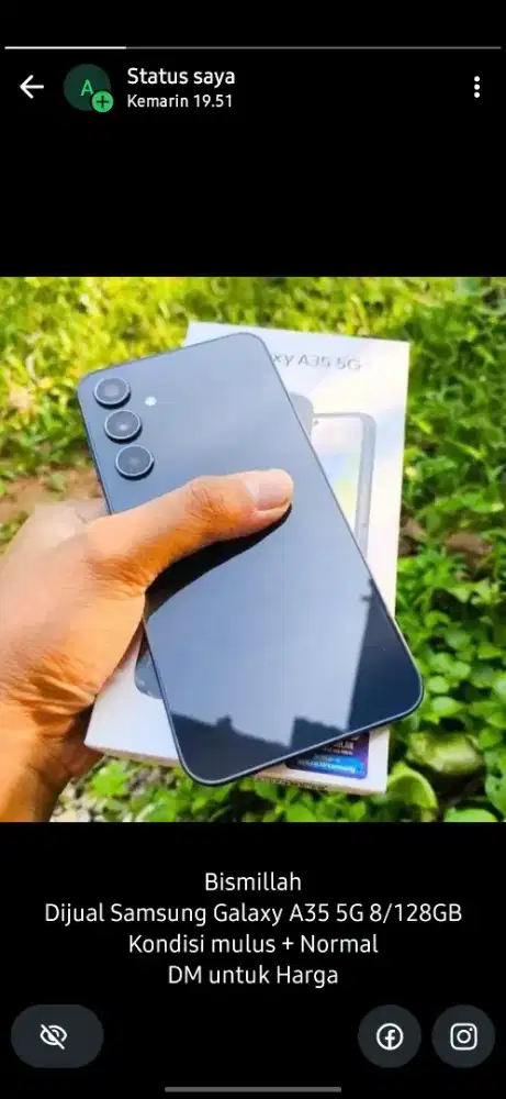 DIJUAL HP SAMSUNG GALAXY A35