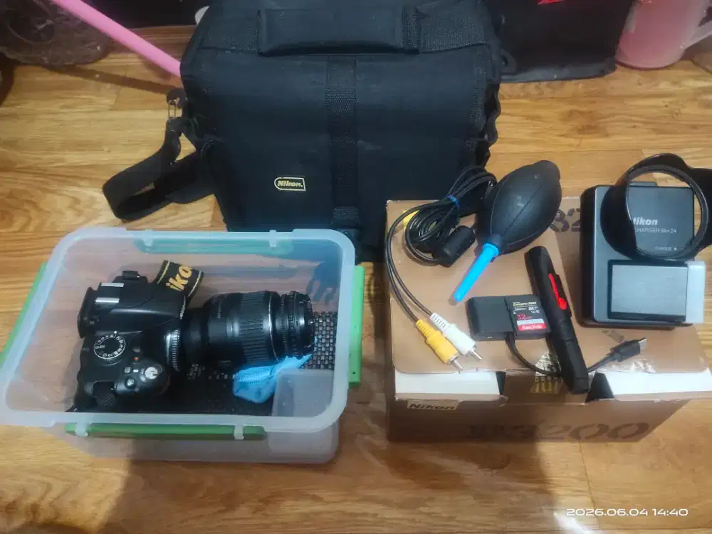 Nikon D3200 fullset mulus