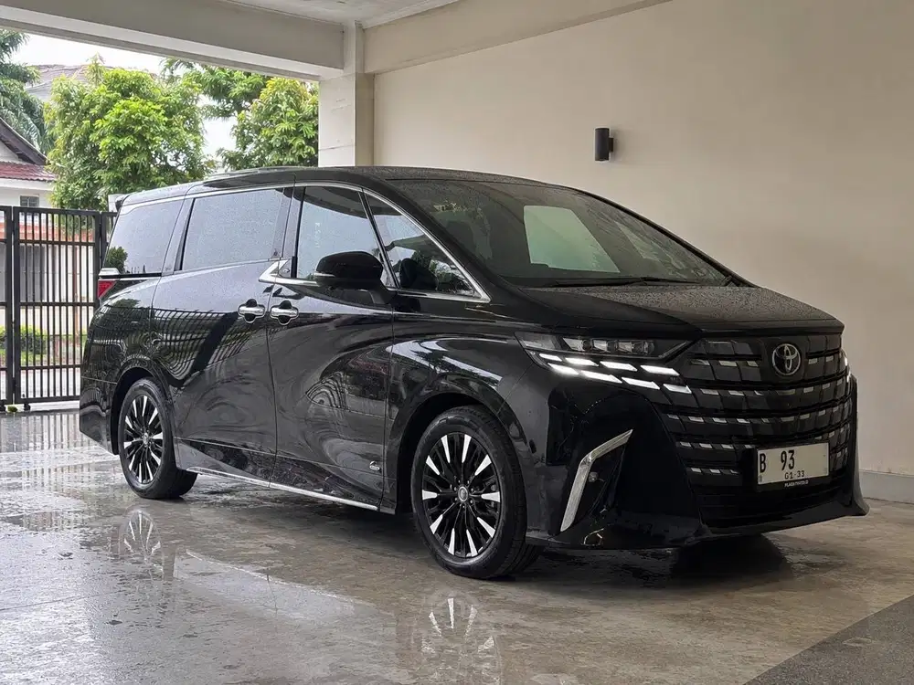 Toyota Alphard 2.5G Hybrid CVT 2025 Black Hitam 2024 2026 Alphard HEV
