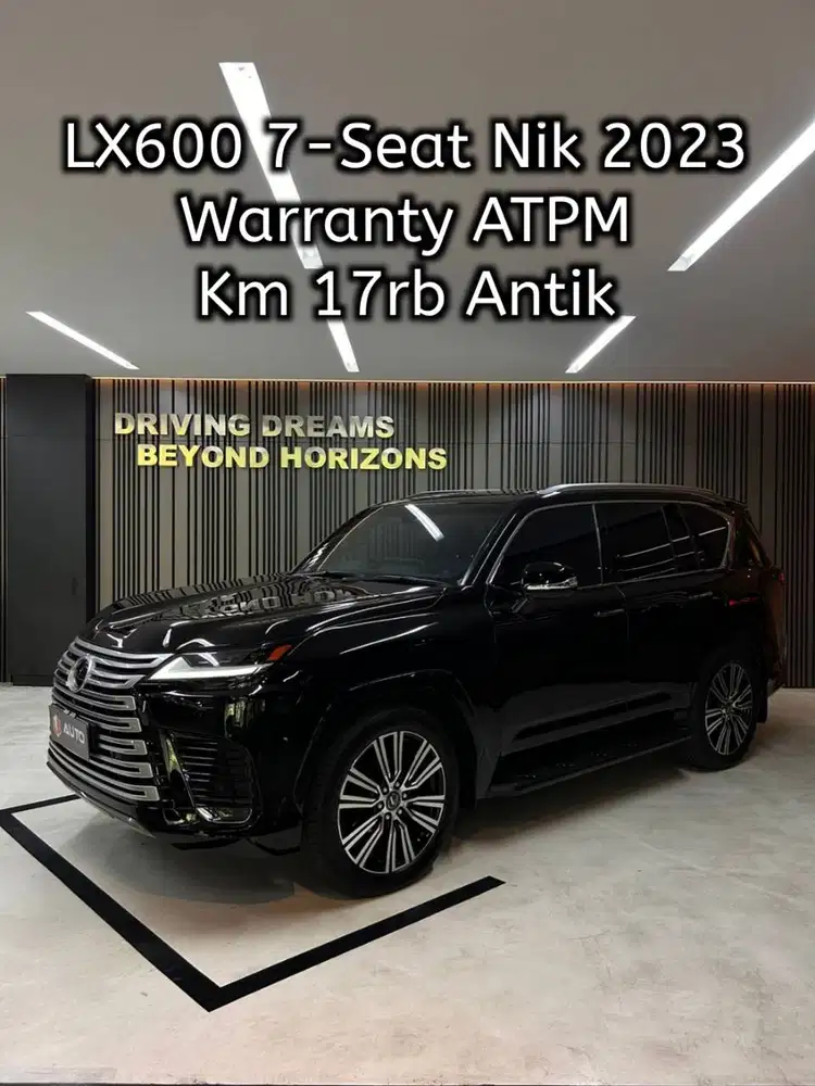 Lexus LX600 AT 7-Seater 2023 Hitam Km17rb B2607SMG
