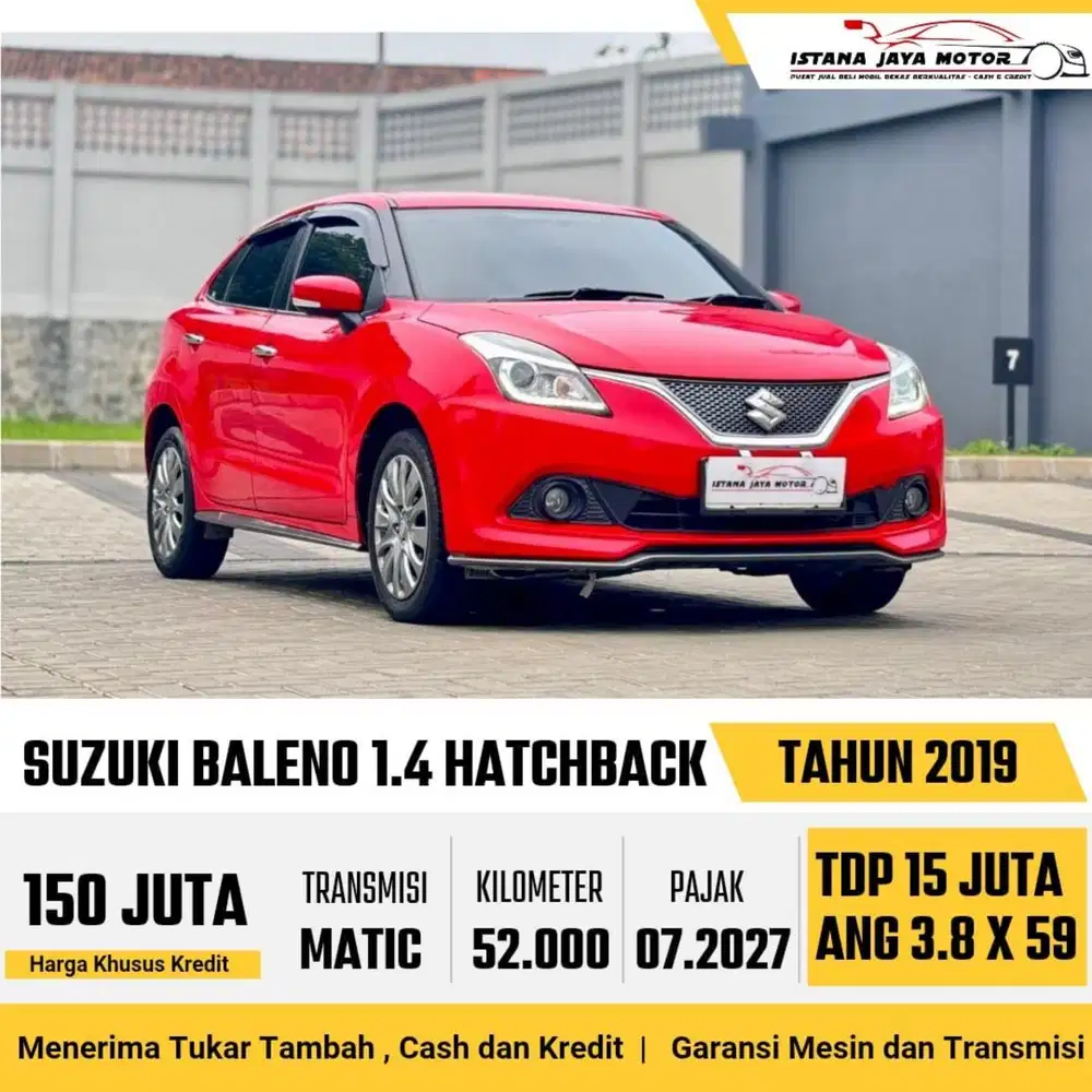 Suzuki Baleno Hatchback AT th 2019 #istana jaya motor