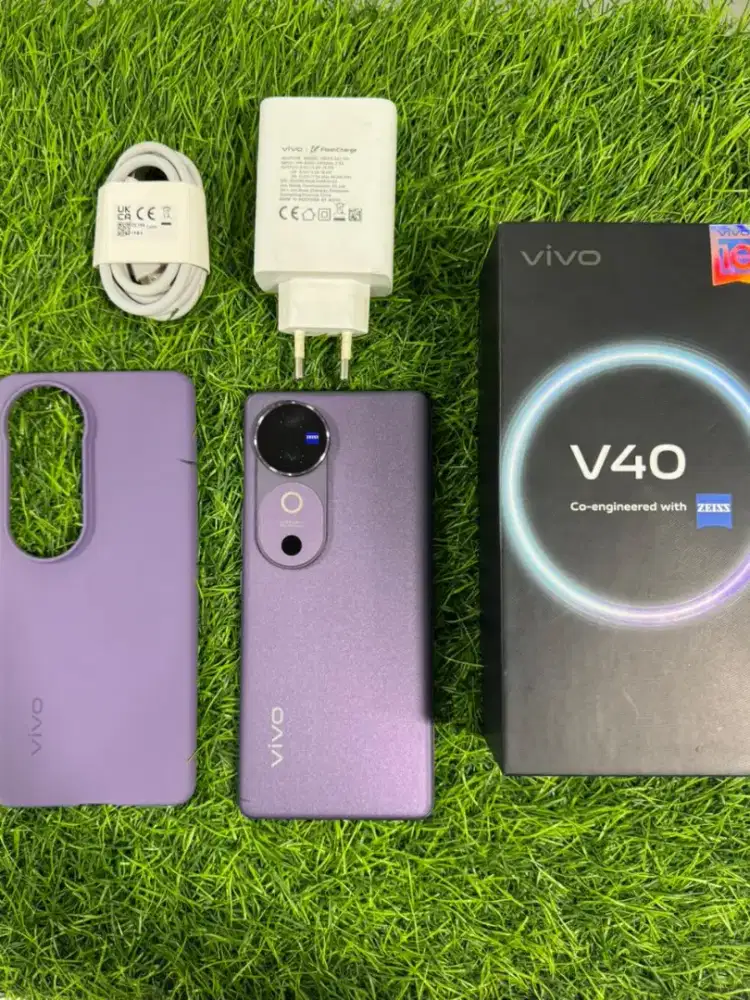 Vivo V40 5G 12/256GB Purple
Fullset original lengkap