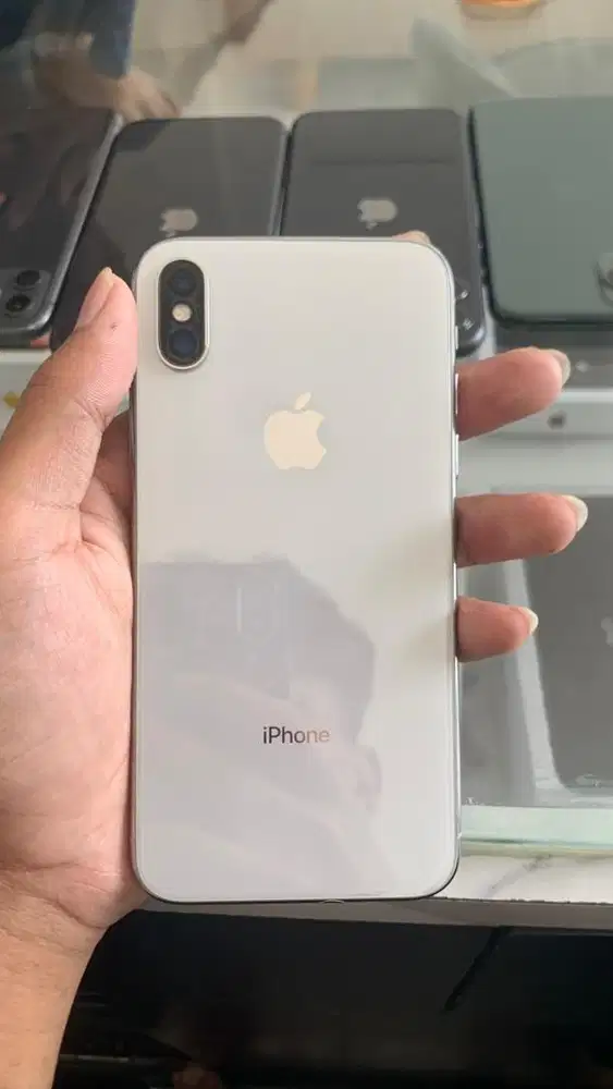 iPhone X 256GB iBox Fullset Mulus Lengkap