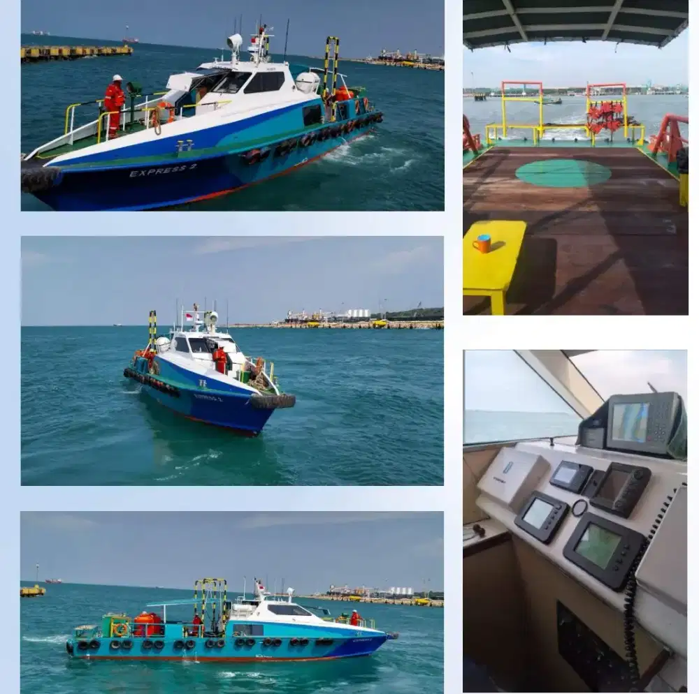 Di jual crewboat kapasitas 20 pax tahun 2004