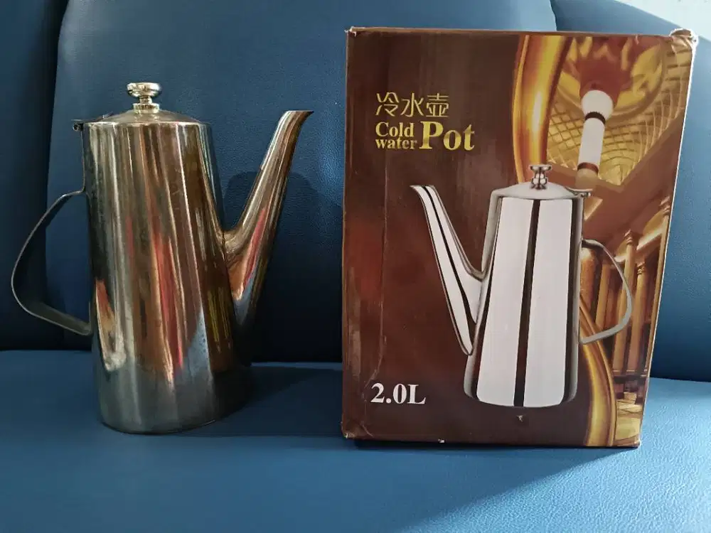 Cold Water Pot, mug, gelas stainless cangkir, teko stainless