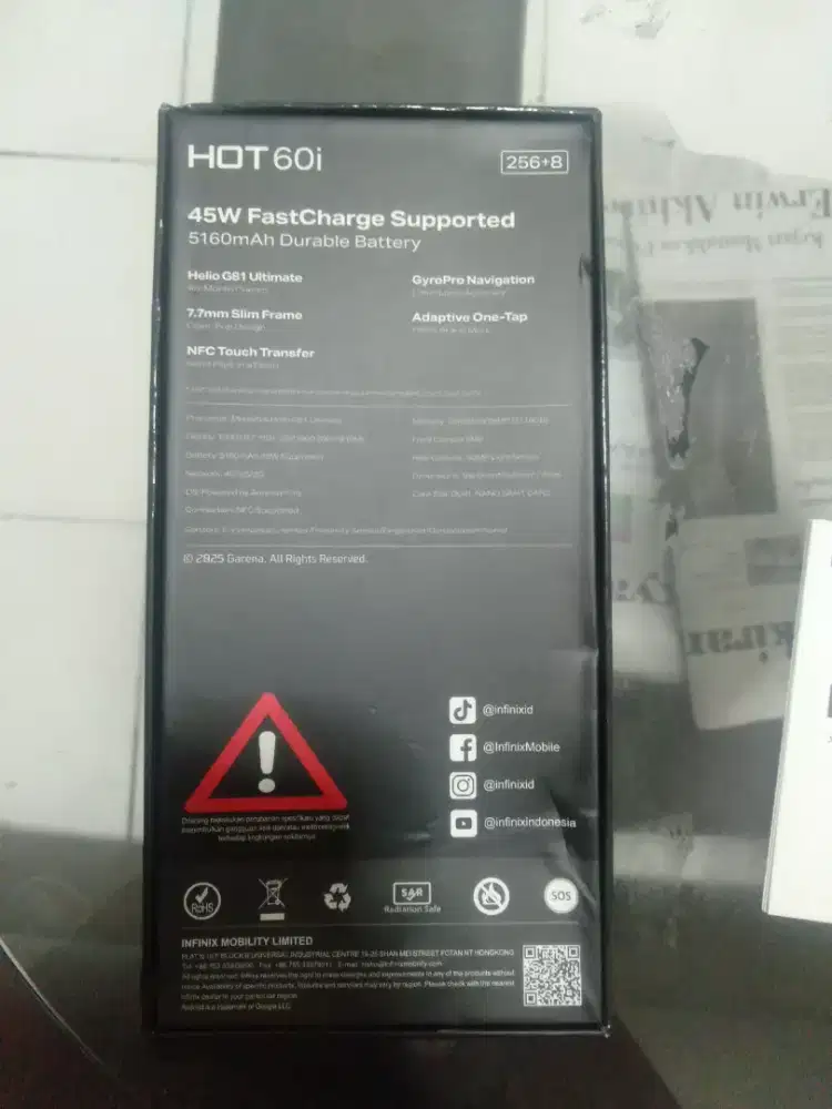 Dijual Infinix hot 60i Harga Nego