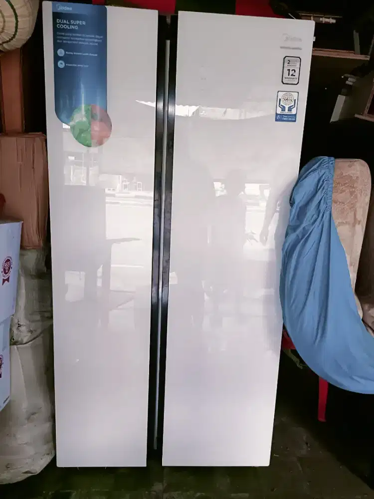 Kulkas midea side by side 2 pintu