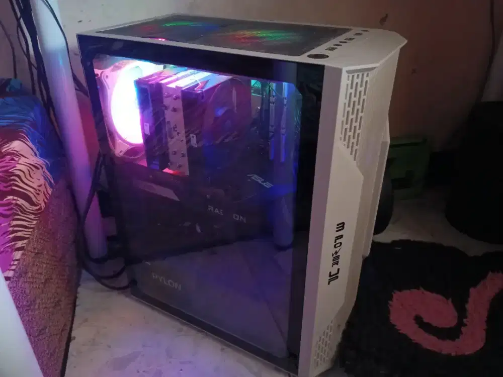 PC Gaming Ryzen 5 5600X RX 6600 XT 8GB RAM 16GB SSD NVMe Siap Pakai
