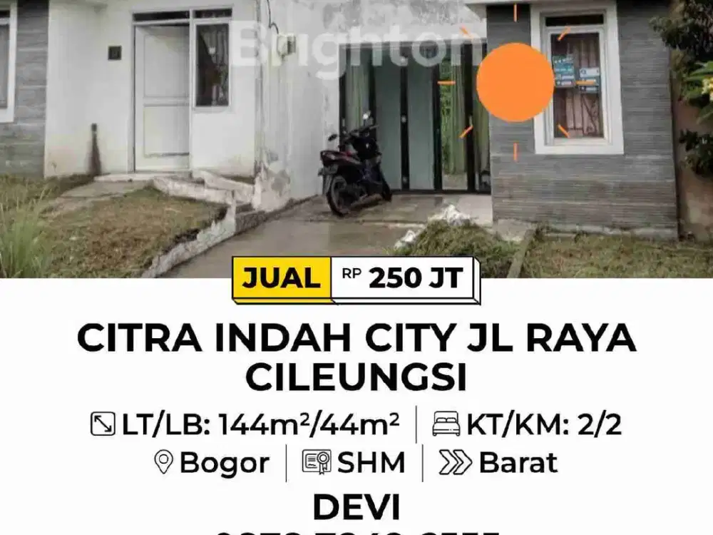 Rumah Standar 2 unit Jual Murah LT 144