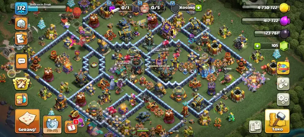 Th18 semimax, coc townhall 18