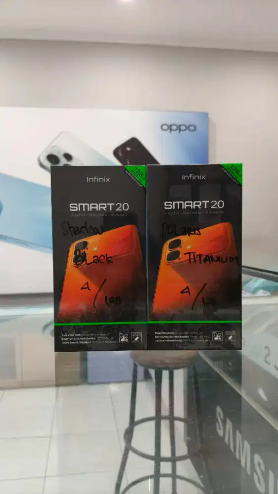 NEW INFINIX SMART 20 4+4/128 SEGEL GARANSI RESMI