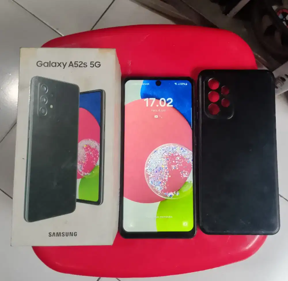 DIJUAL SAMSUNG GALAXY A52s 5G 8/256 (HITAM)
‎