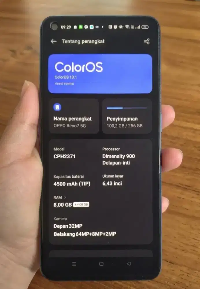 OPPO RENO 7 5G 8+4/256GB original