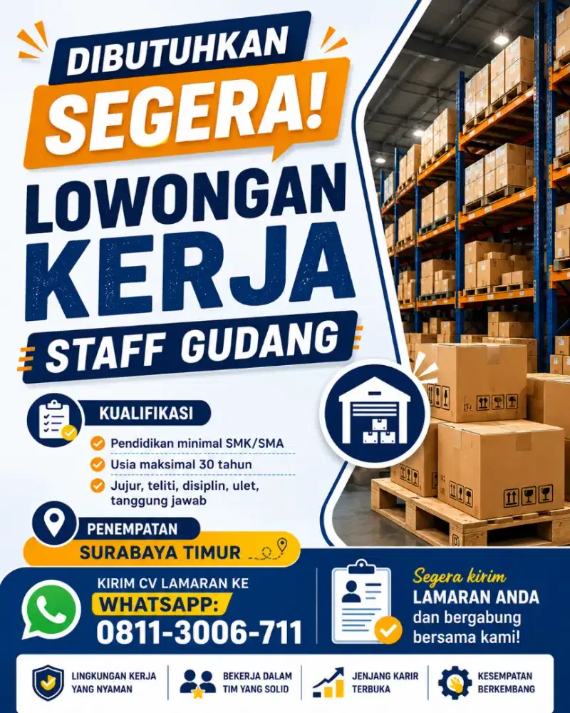 Staff Gudang dan Packing