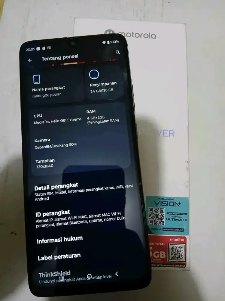 Motorola G06 baru 3 bulan