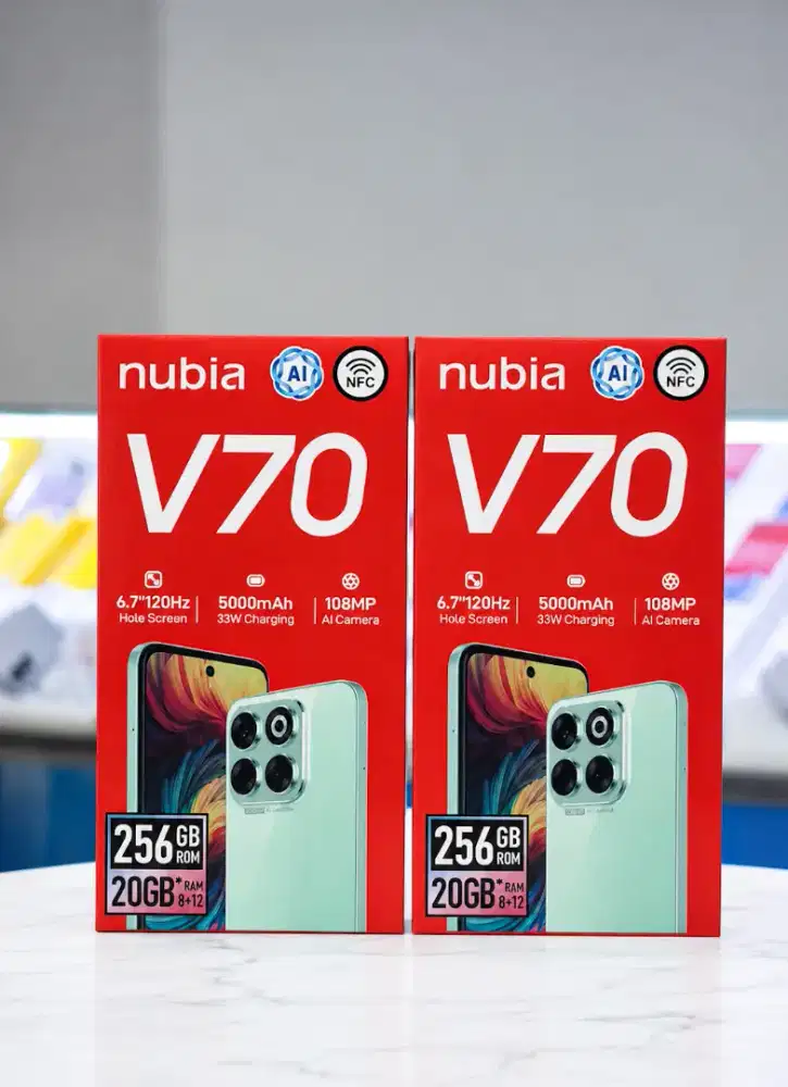 Nubia V70 8/256GB (new)*Bisa Cod, Fastrespon WA