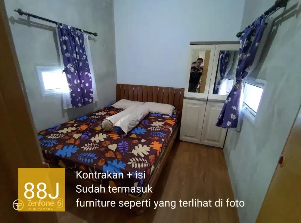 Kontrakan murah sdh ada AC & perabot,cipadu perbatasan ciledug -jaksel