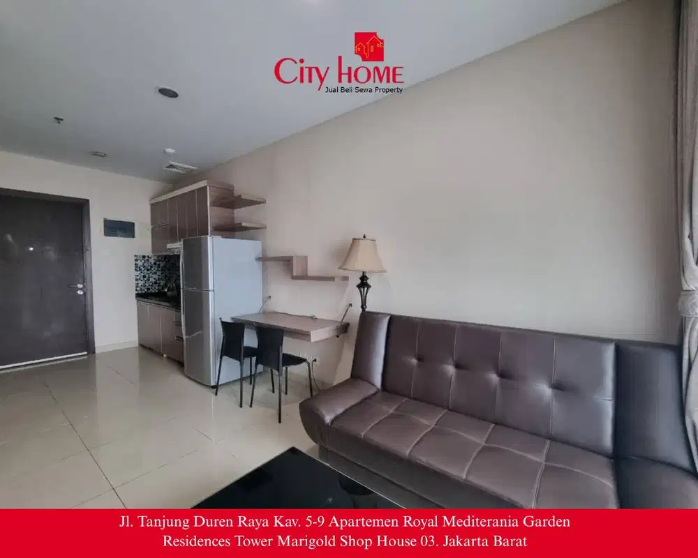 Disewakan Apartemen Furnished Bagus 2BR Luas 42m2, Tanjung Duren