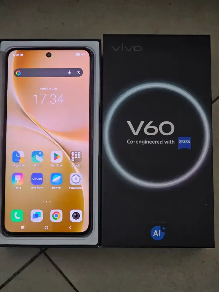 Vivo v60 zeizz gray