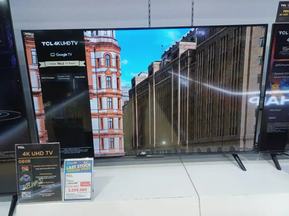 Cicilan tanpa kartu kredit DP 0% TV TCL 43inch
