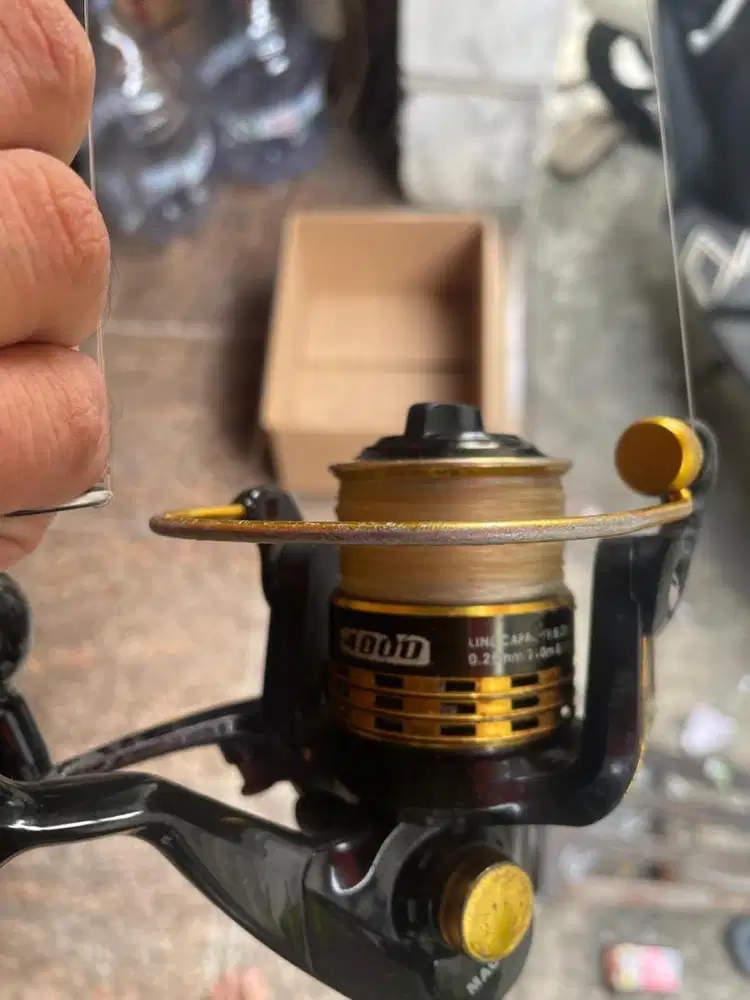 Jual 1 paket joran dan reel siap pakai