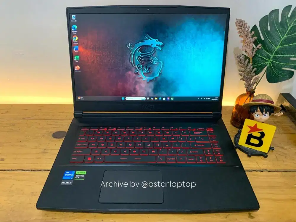 Laptop Gaming MSI GF63 Thin 11th Gen Intel Core i5 Nvidia RTX 2050 4GB