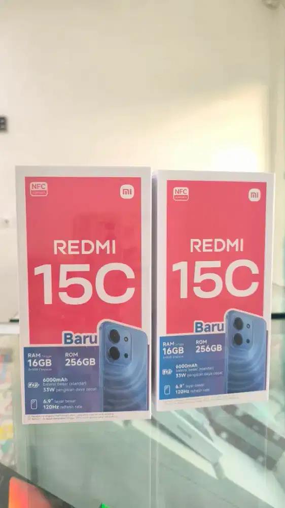 Redmi 15c ram 8/256 baru