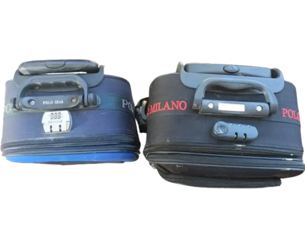 JUAL CEPAT 2 Koper Cabin 20 Polo Gear + Polo Milano Second Roda 4.