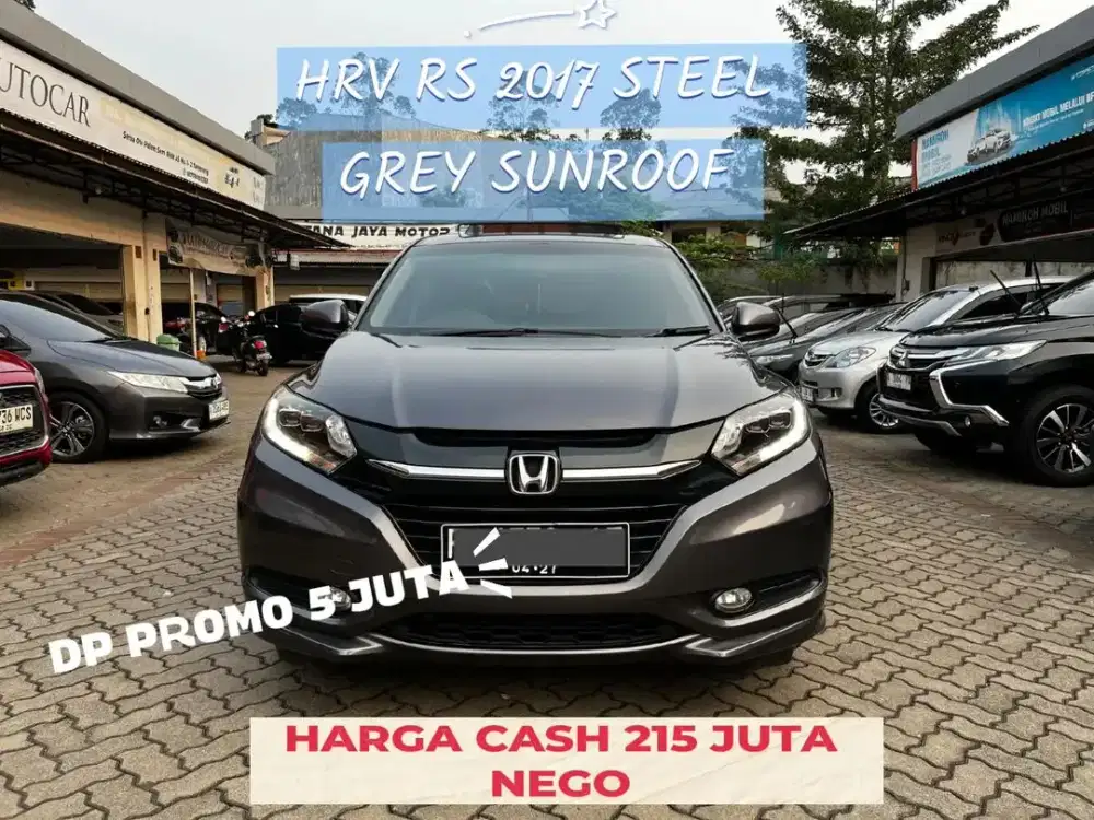 DP PROMO 5JT HRV RS 2017 STEEL GREY SUNROOF!