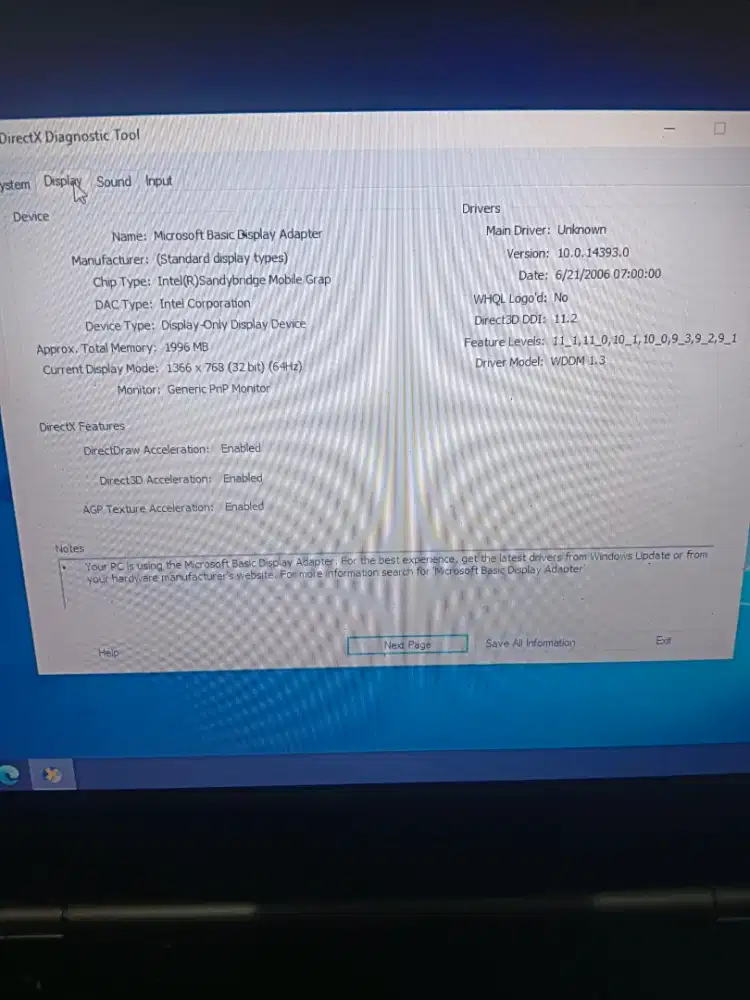 Jual laptop cor i3 hdd ram 4