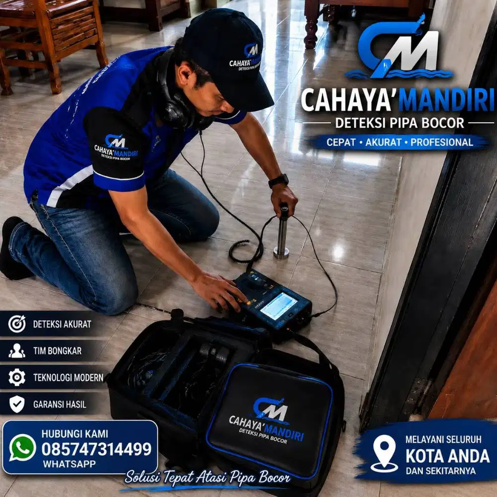 Jasa Deteksi Pipa Bocor Jogja Terpercaya – Cahaya Mandiri