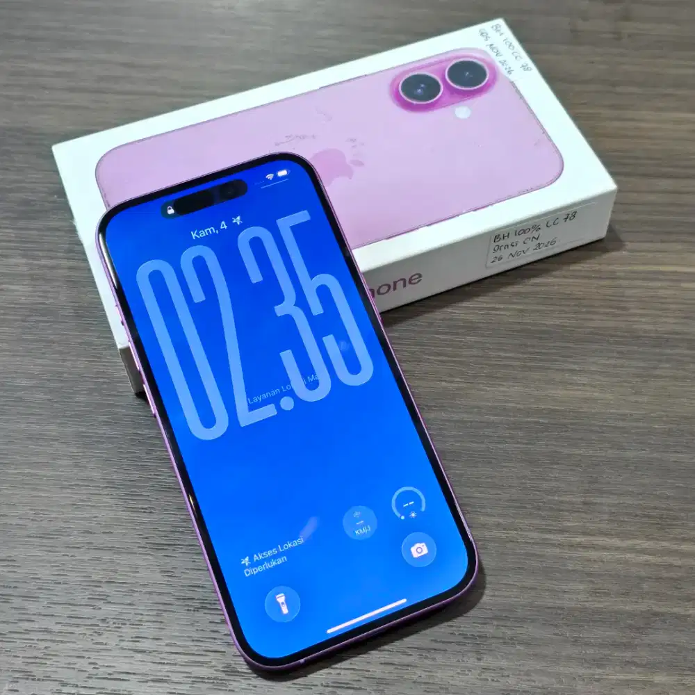 IPhone 16 128GB [Pink] Garansi Resmi iBox