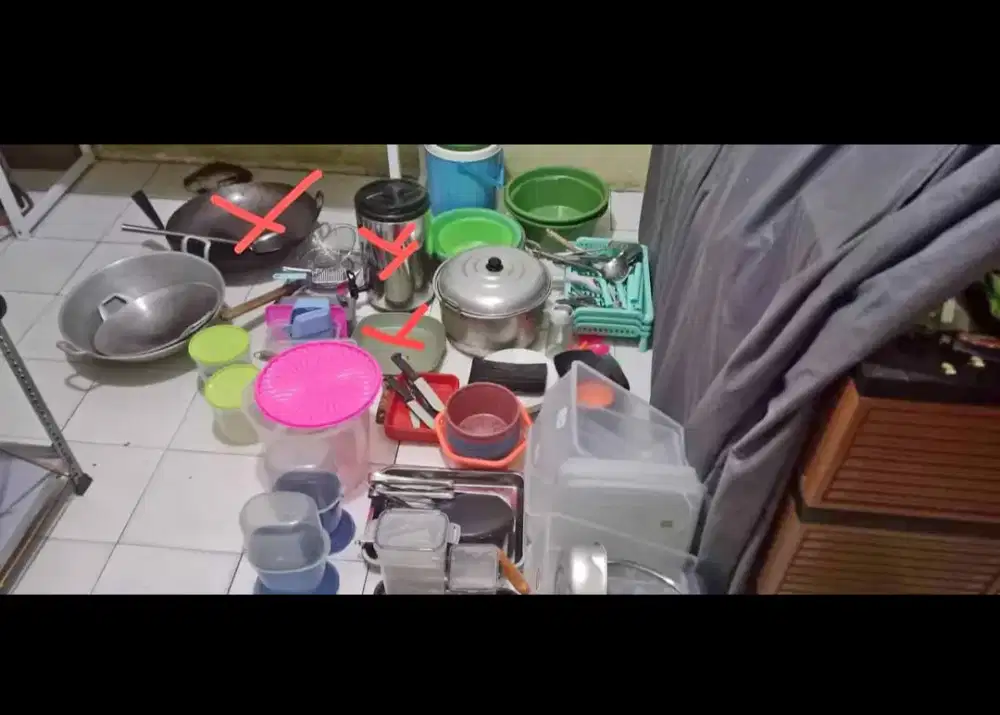 Perabotan dapur masih bagus di borong