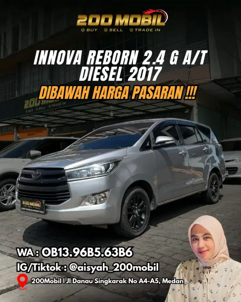 Toyota Innova Reborn 2.4 G A/T 2017 Diesel