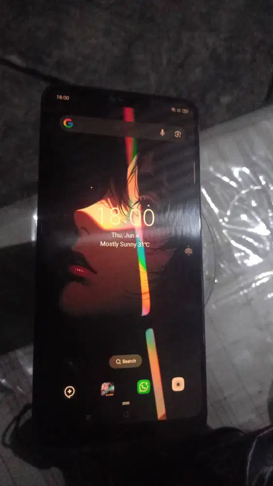 Jual Handphone Oppo F7 second,pemakain pribadi..