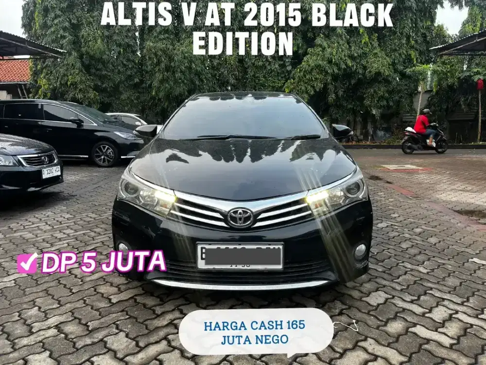 DP PROMO 5JT ALTIS V AT 2015 BLACK EDITION