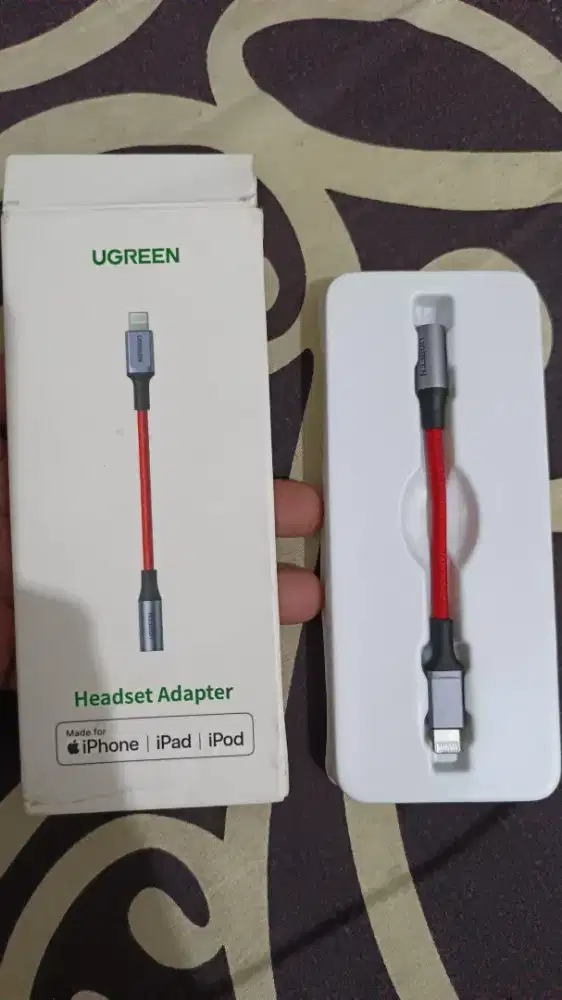 UGREEN Converter Splitter Lightning to Jack 3.5mm Iphone