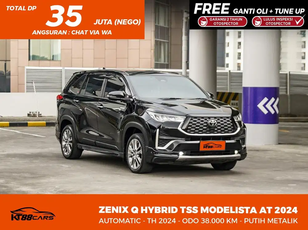 Low Kilometer Bergaransi TOYOTA INNOVA ZENIX Q TSS HYBRID MODELISTA 20