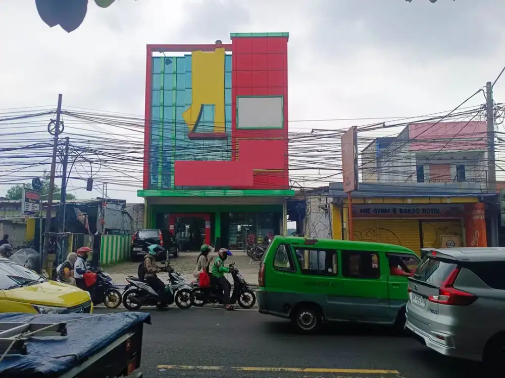 Ruko Tajur Bogor 4.5 Lantai, LT 215 m2, Parkir Luas, Jual Cepat Murah