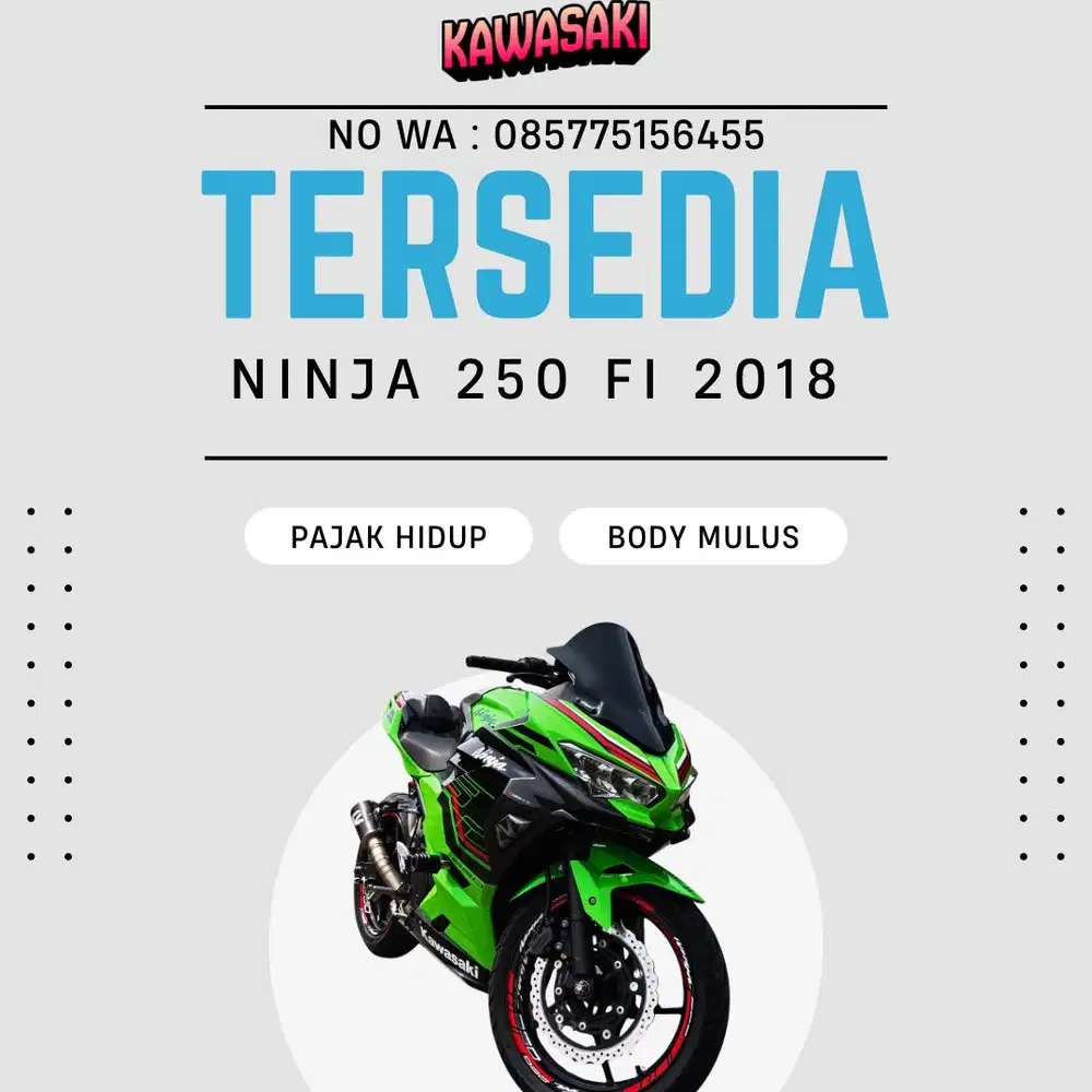 KAWASAKI NINJA 250 FI 2018