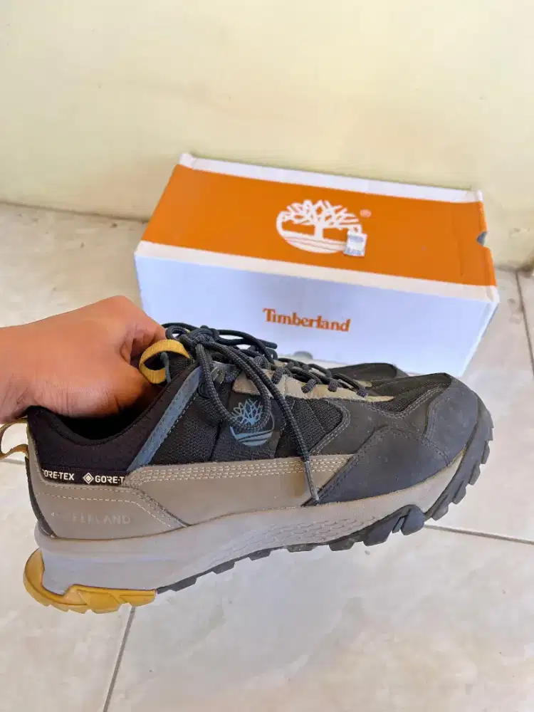 Timberland lincoln peak gtx low hiker MD Grey Leather WBLK