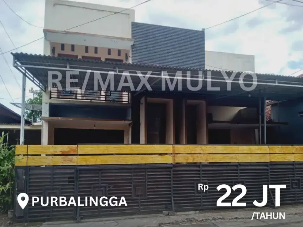 Disewakan Rumah 2 Lantai Siap Huni Wilayah Purbalingga