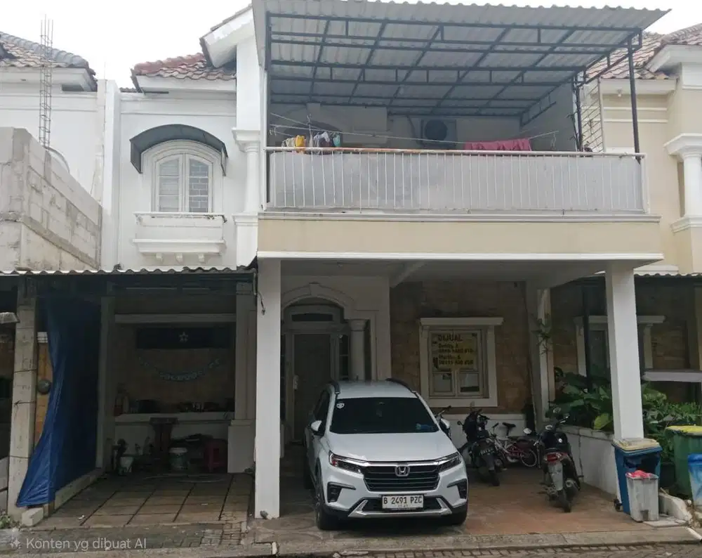 Di jual rumah 2 lantai siap huni di Raffless Hills Cibubur